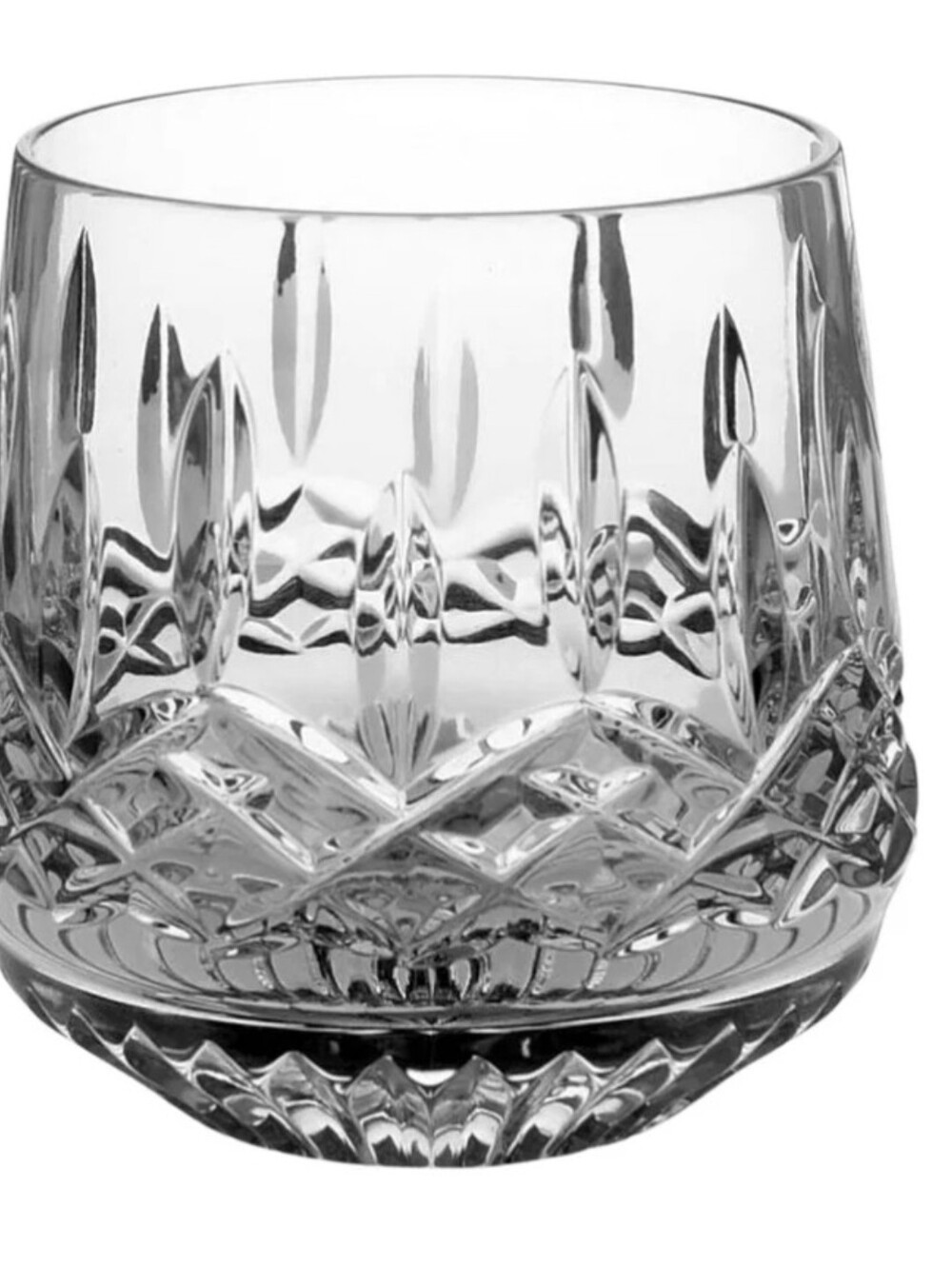Waterford Lismore Roly Poly Old Fashioned Tumbler Glasses Set Of 2